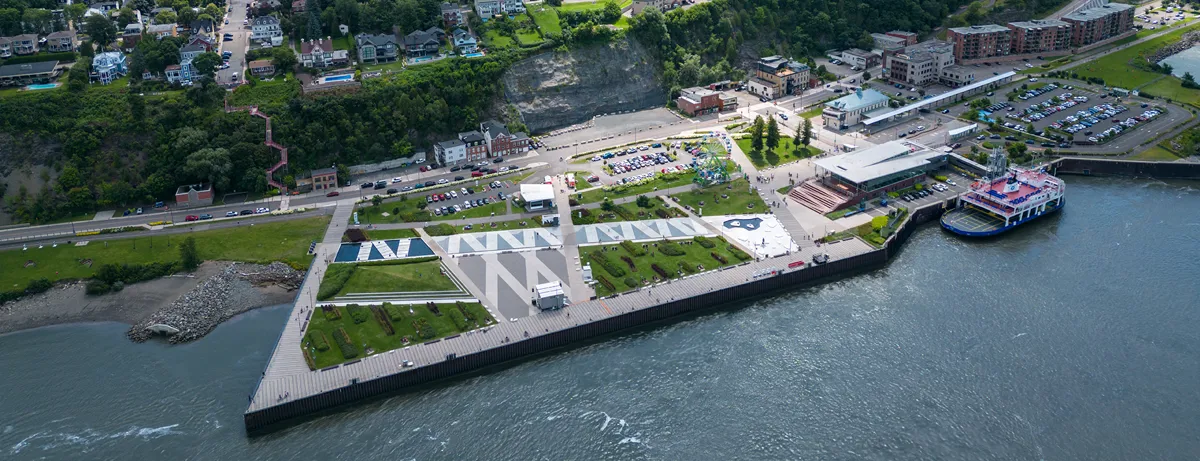 Lévis - Vue aérienne